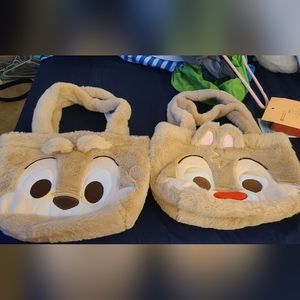 Chip and Dale small tote bags